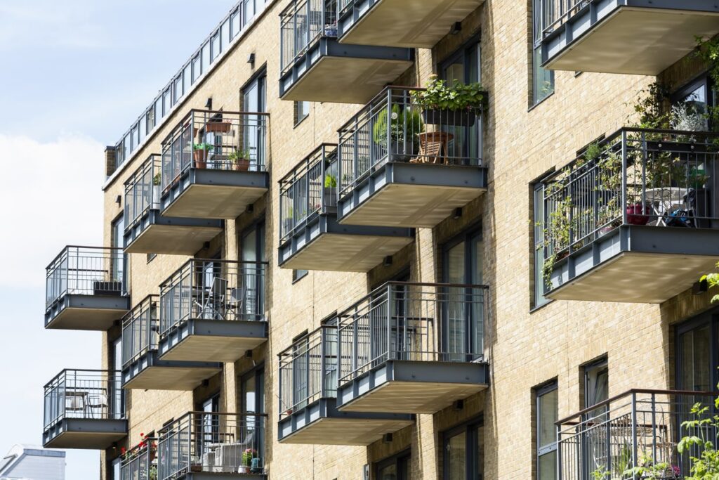 exterior of flats in swindon